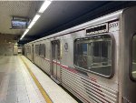 Side of an LACMTA Breda Subway Car